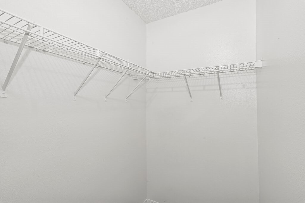 Bedroom closet at Running Brook Apartments in Miami FL